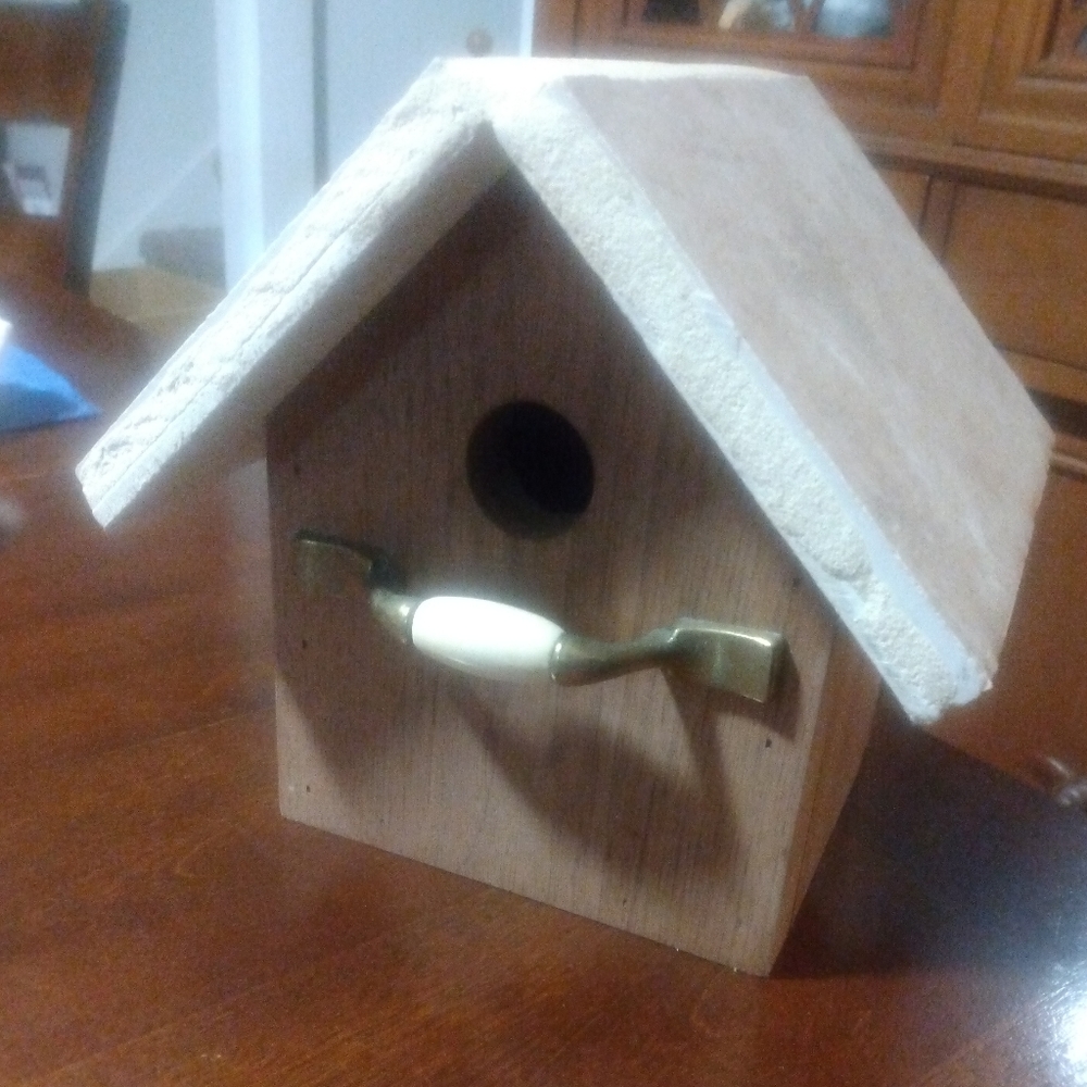 Custom Birdhouse with Tile Roof